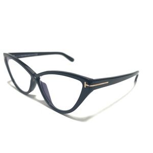 Tom Ford Blue Block Eyeglasses TF5729B 001 Black 56mm FT5729 New Authentic